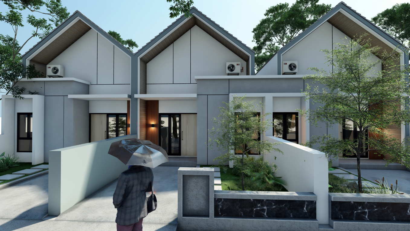 Tampak depan Aries Residence